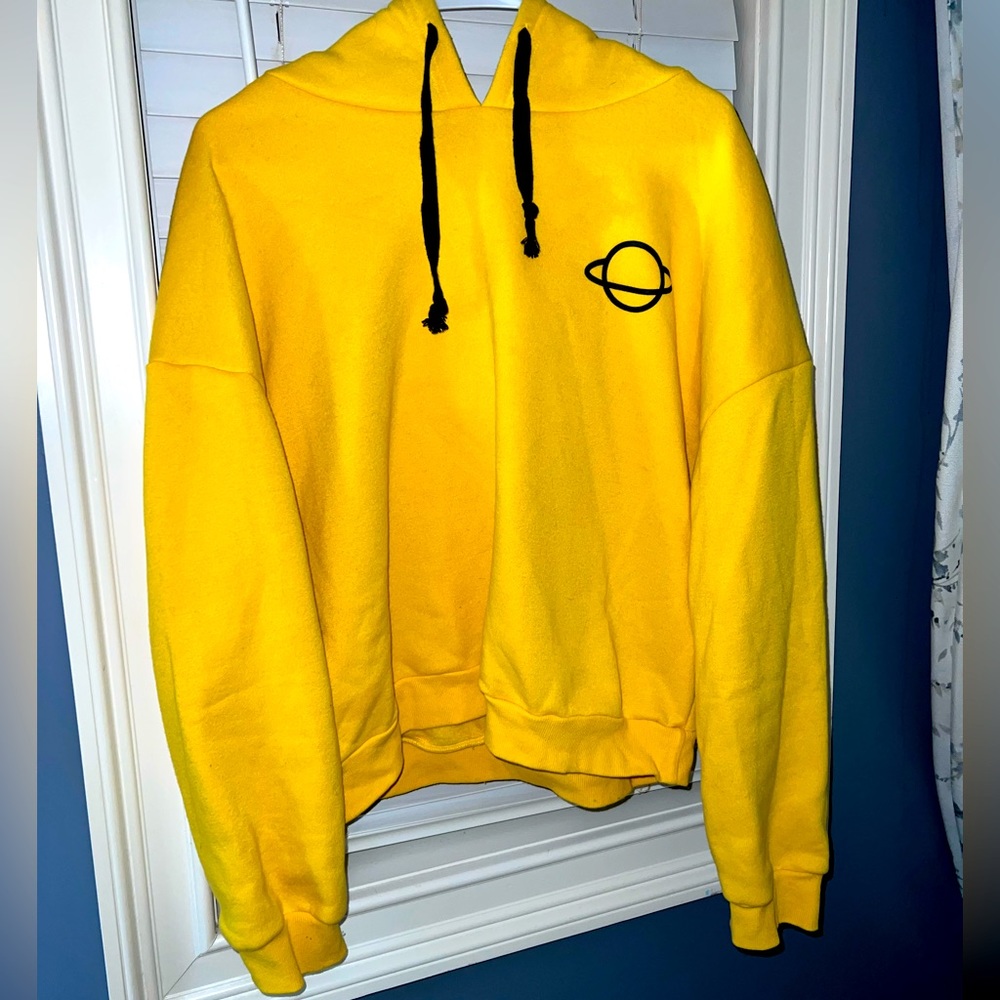 Yellow Saturn Hoodie